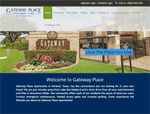 Tablet Screenshot of gatewayplaceapartmenthomes.com